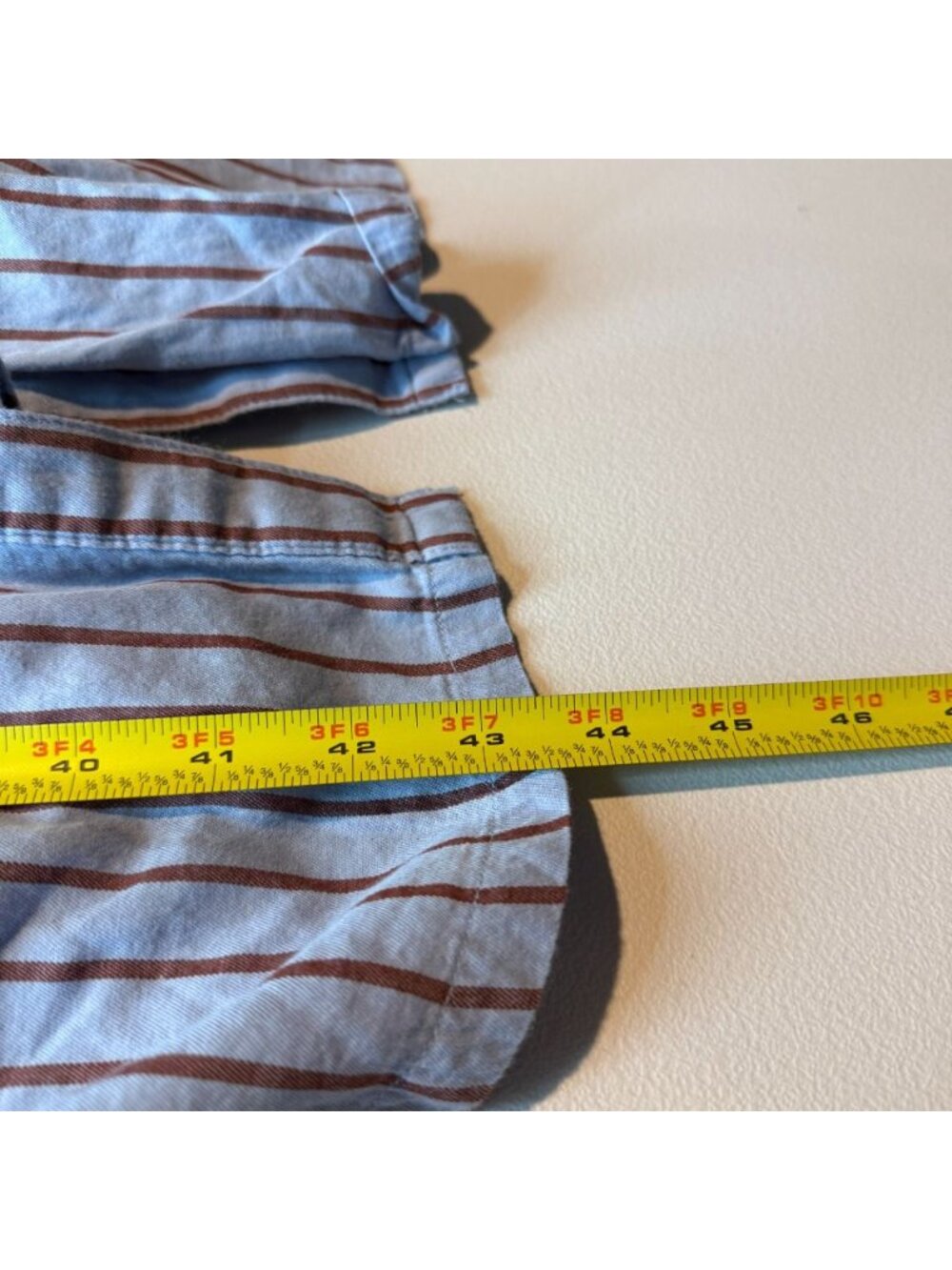 Pact Women S Sunset Shirt Dress Lightweight Cotton Sleeveless Blue Striped Tie - Picture 8 of 9